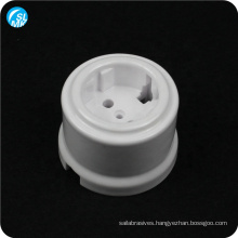 white glazed 95 al2o3 alumina ceramic wall socket porcelain lamp components